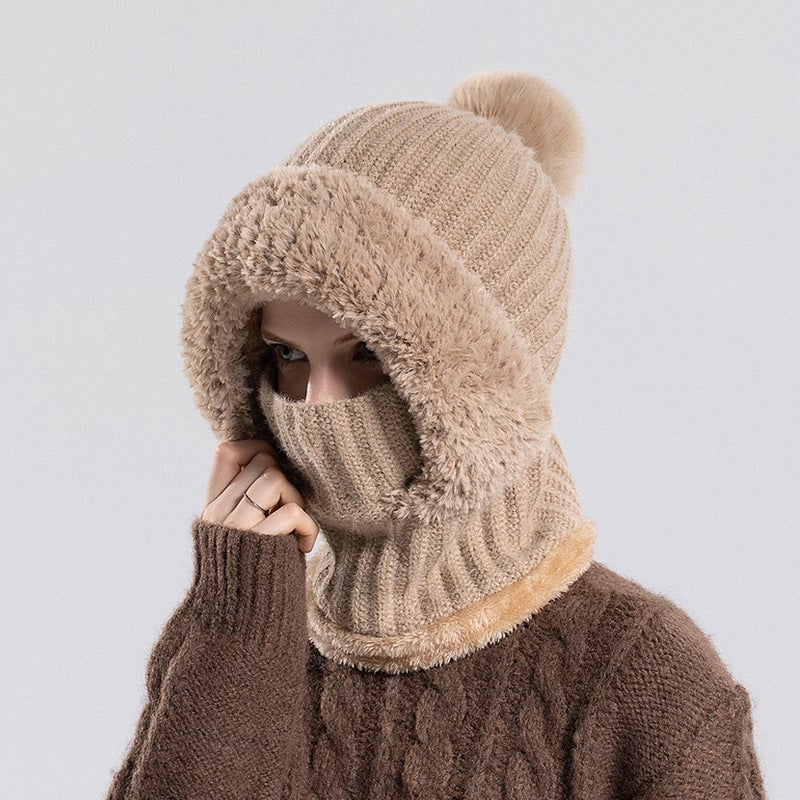 Women's Knitted 3-in-1 Cold-Proof Hat - Image 17