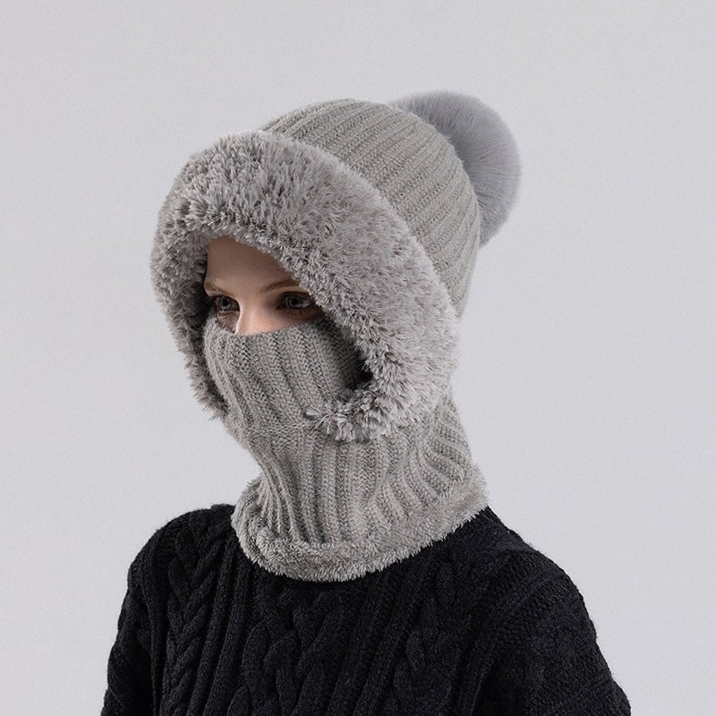 Women's Knitted 3-in-1 Cold-Proof Hat - Image 18