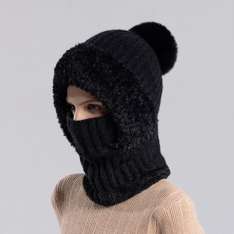 Women's Knitted 3-in-1 Cold-Proof Hat - Image 19