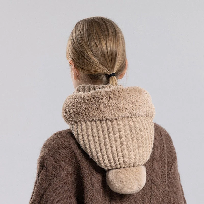 Women's Knitted 3-in-1 Cold-Proof Hat - Image 4