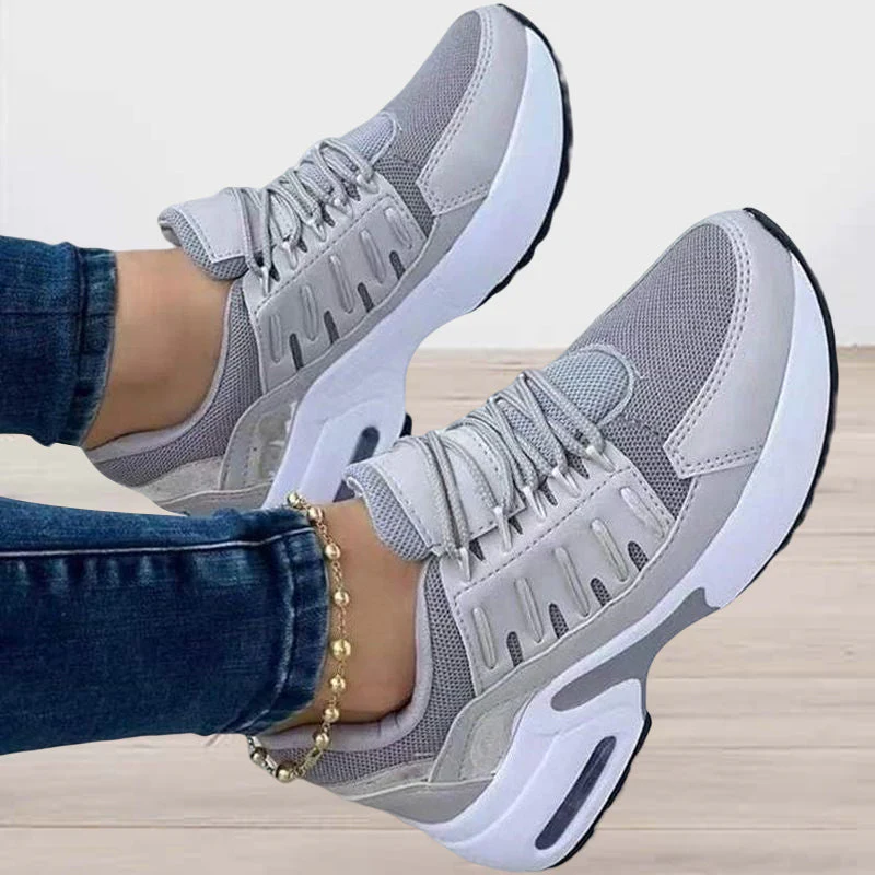 Women's Lace-up Mesh Shoes - Image 2