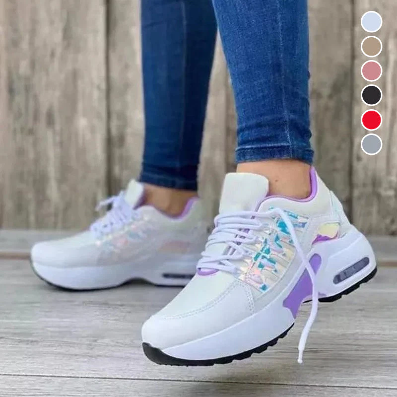 Women's Lace-up Mesh Shoes - Image 4