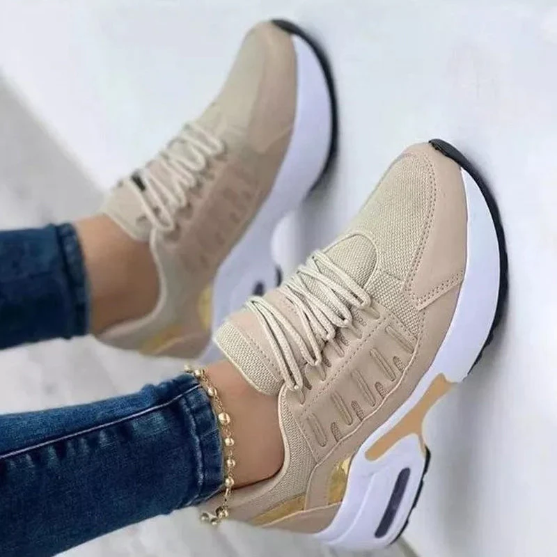 Women's Lace-up Mesh Shoes - Image 7