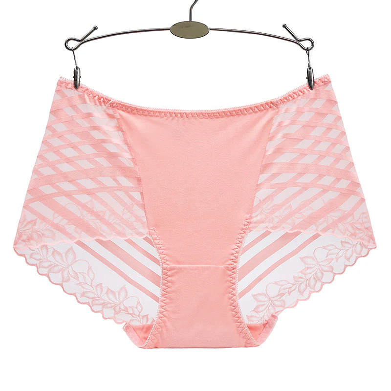 Women's Mid-Waist Cotton Lace Panties - Image 7