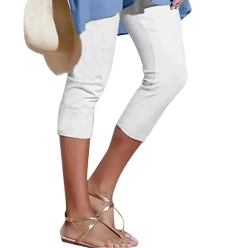 Women's Plain Casual Leggings - Image 4