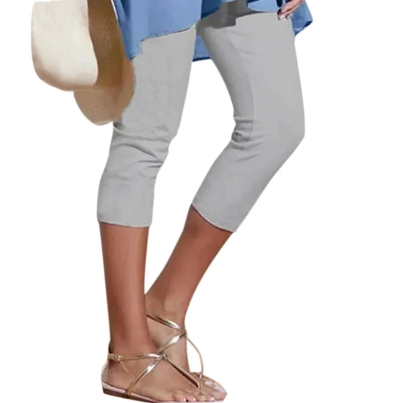 Women's Plain Casual Leggings - Image 7
