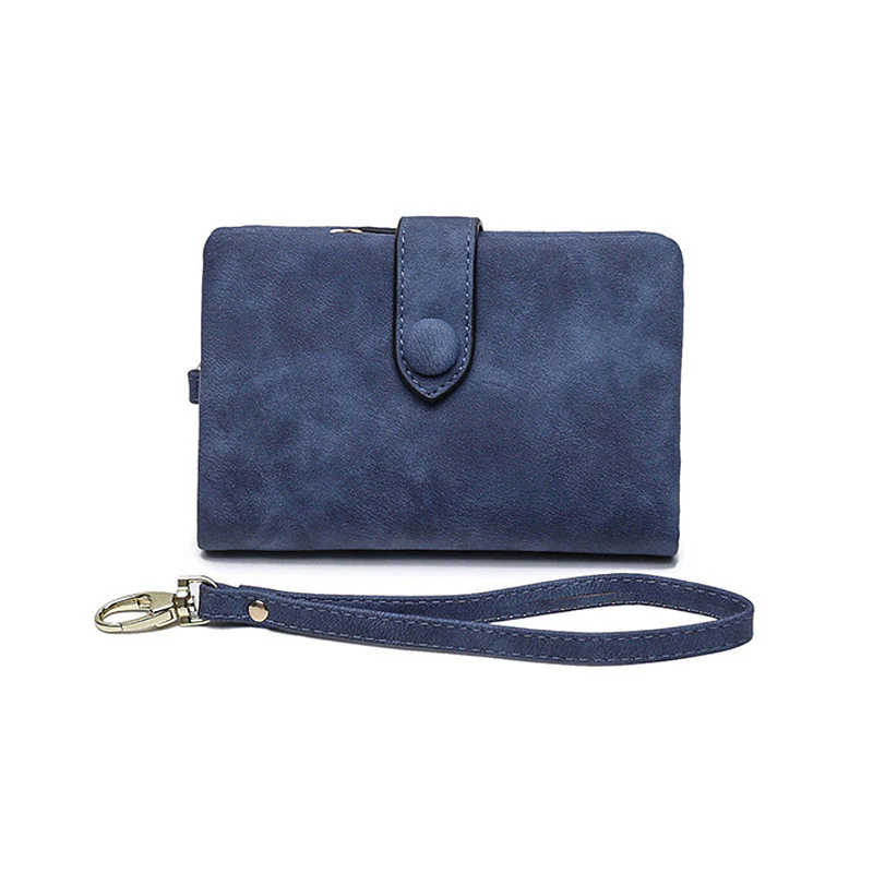 Women's Small Trifold Leather Wallet - Image 10