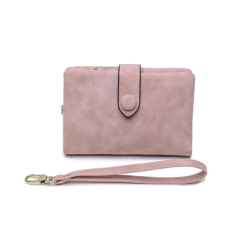 Women's Small Trifold Leather Wallet - Image 11