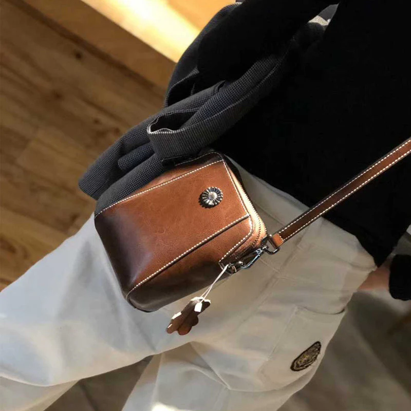Women's Soft Leather Mobile Phone Bag - Image 2