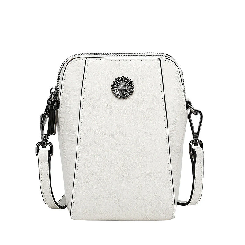 Women's Soft Leather Mobile Phone Bag - Image 4