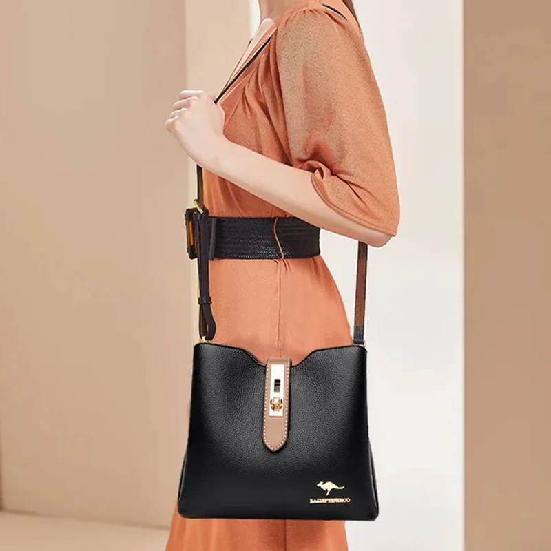 Women's Stylish Bucket Bag - Image 4