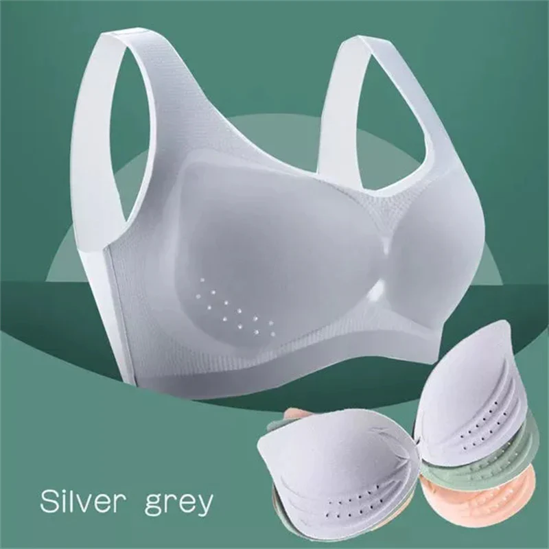 Women's Ultra-Thin Plus Size Ice Silk Comfort Bra - Image 13