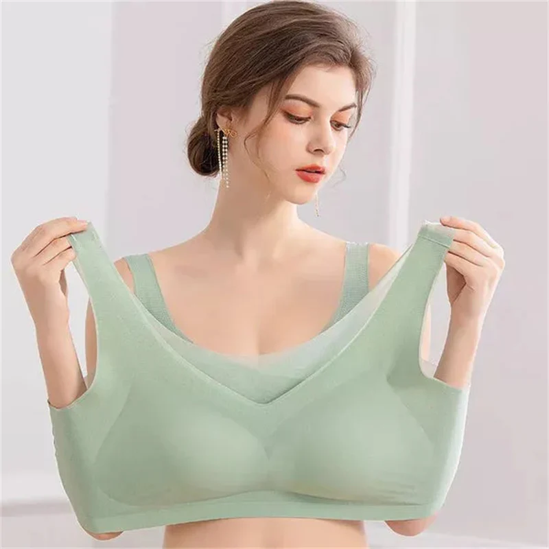 Women's Ultra-Thin Plus Size Ice Silk Comfort Bra - Image 3