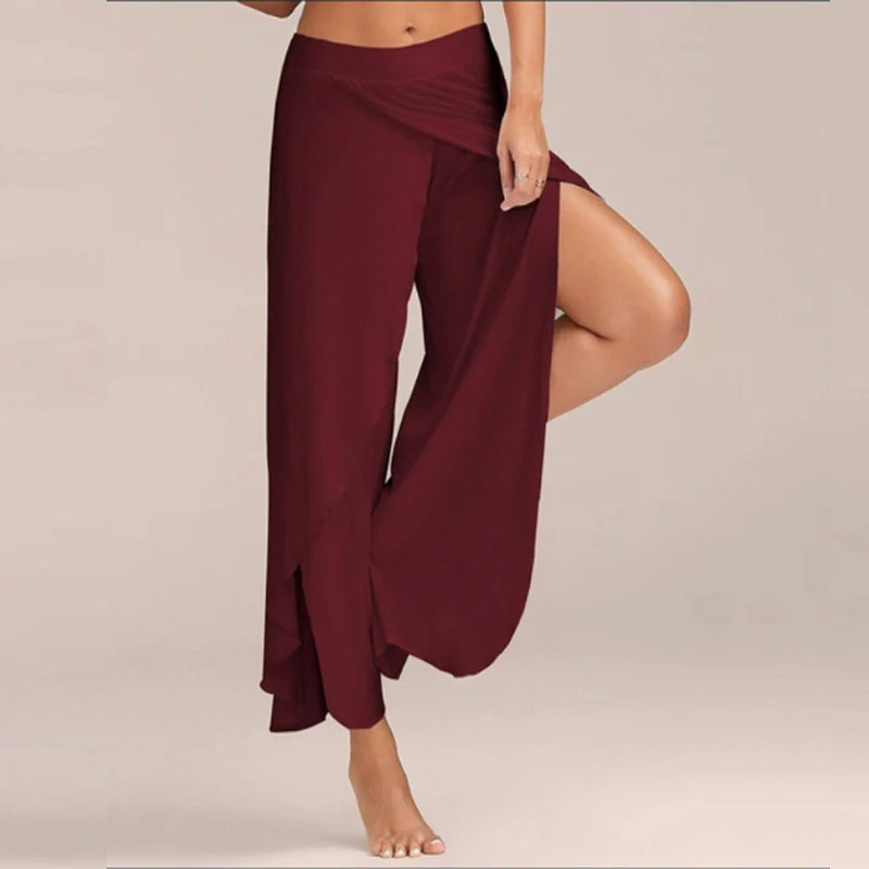 Women's Wide Leg Casual Loose Yoga Sweatpants - Image 6