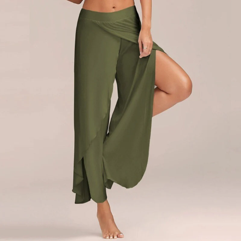 Women's Wide Leg Casual Loose Yoga Sweatpants - Image 7