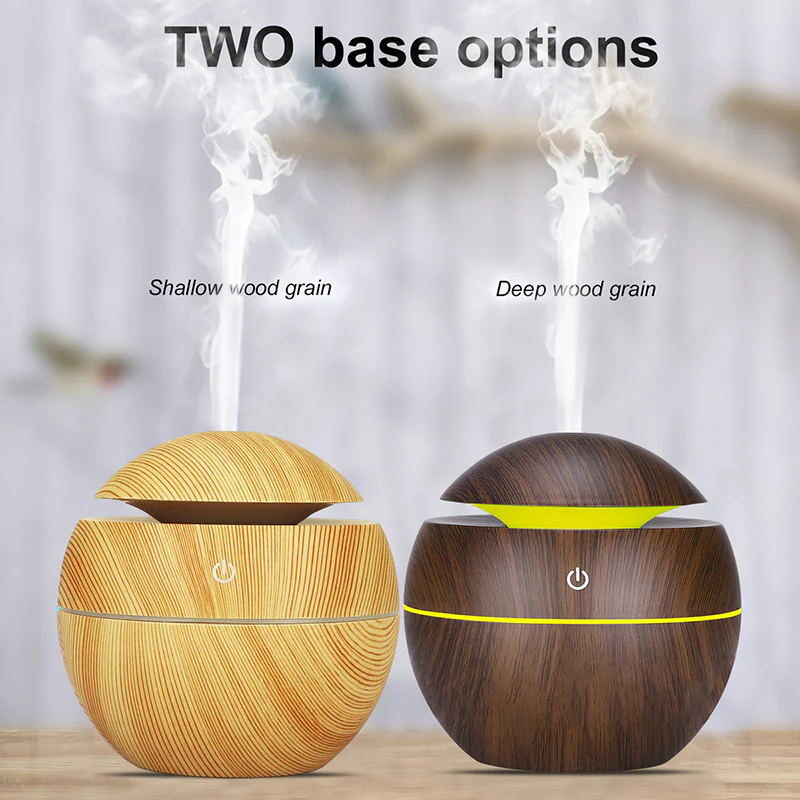 Wood Grain Round Humidifier - Image 3