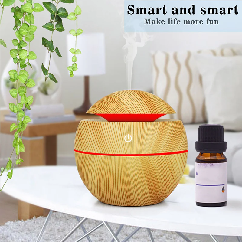 Wood Grain Round Humidifier - Image 4