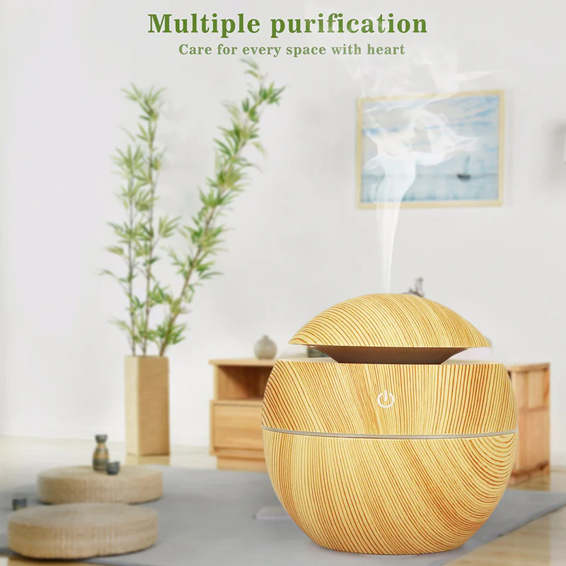 Wood Grain Round Humidifier - Image 6