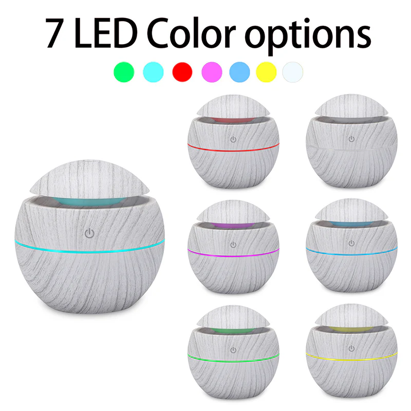 Wood Grain Round Humidifier - Image 7
