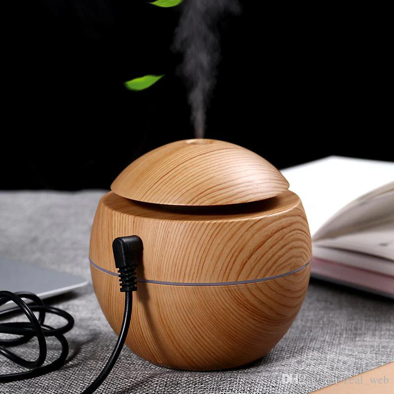 Wood Grain Round Humidifier - Image 9