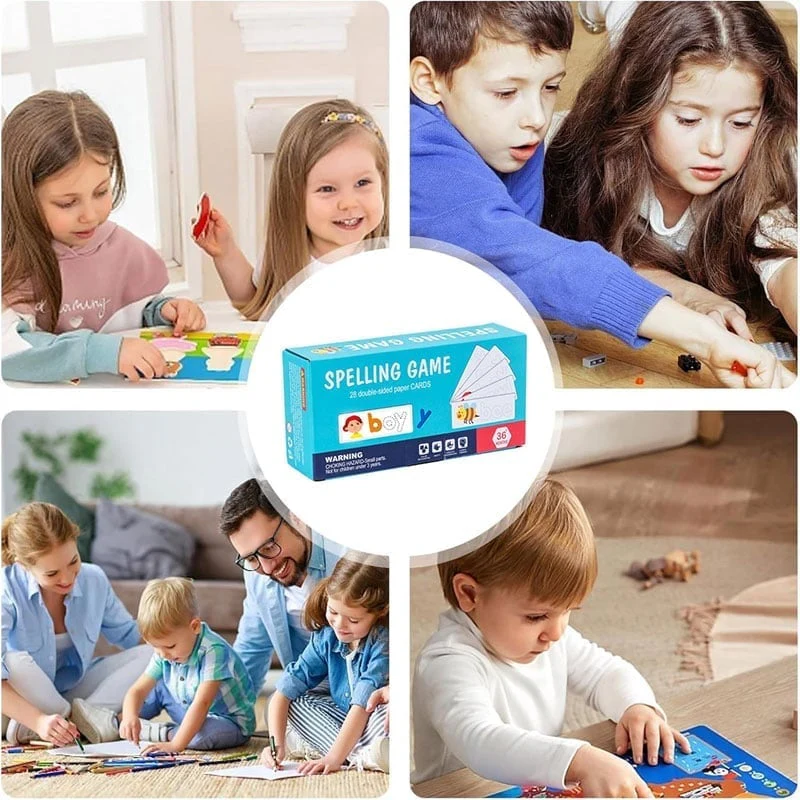 Wooden Alphabet Spelling Game for Kids - Image 8