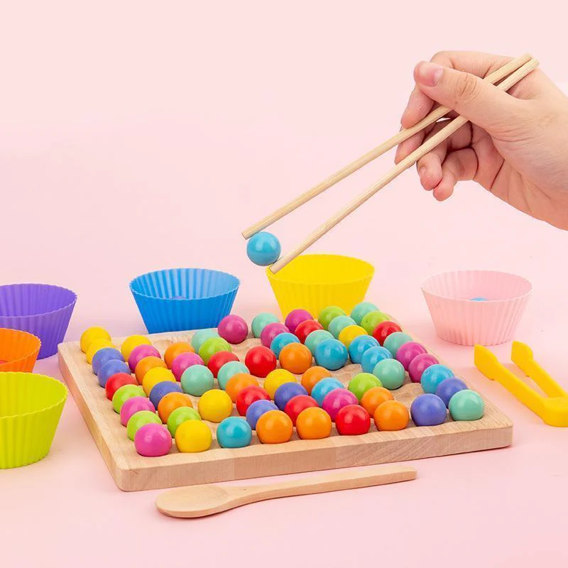 Wooden Beads Educational Toy - Image 3