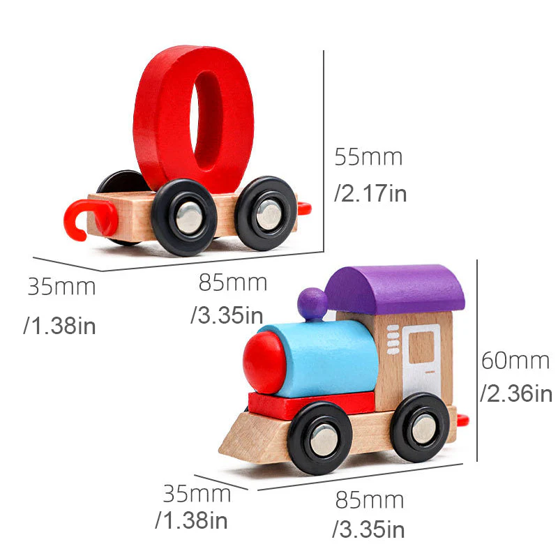 Wooden Digital Train Toy - Image 16