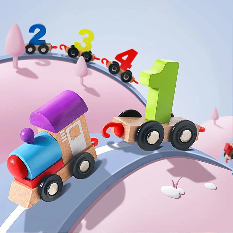 Wooden Digital Train Toy - Image 6