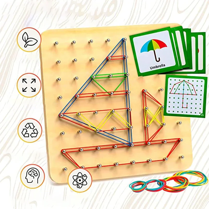 Wooden Geoboard - Image 4