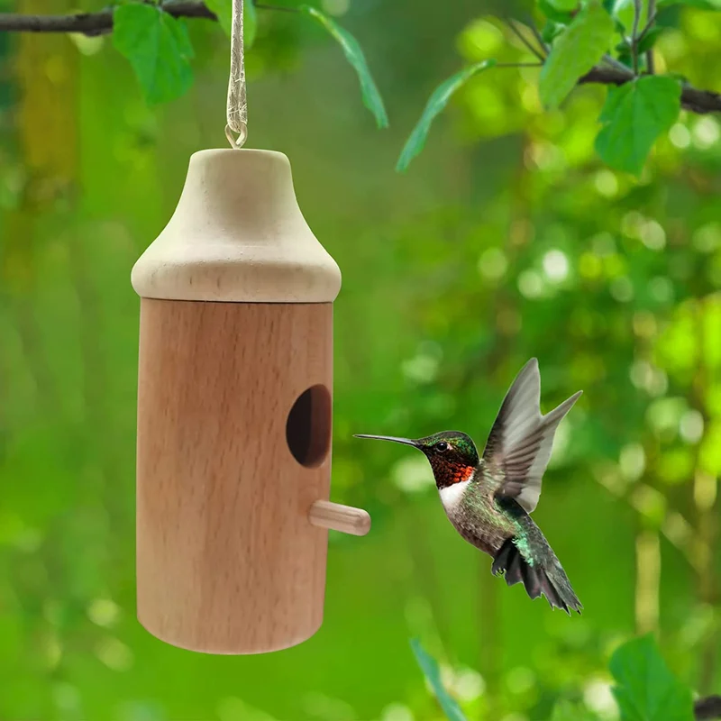 Wooden Hummingbird House - Image 2