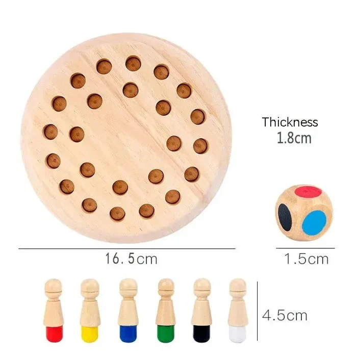 Wooden Memory Match Stick Chess - Image 10