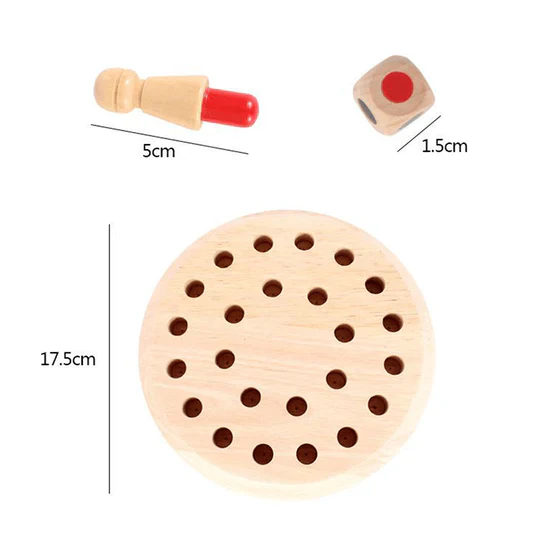 Wooden Memory Match Stick Chess - Image 13