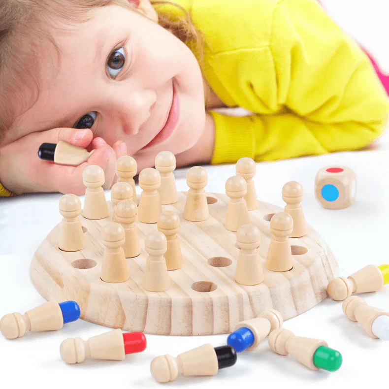 Wooden Memory Match Stick Chess - Image 2