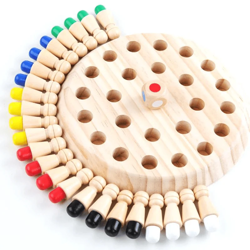 Wooden Memory Match Stick Chess - Image 4