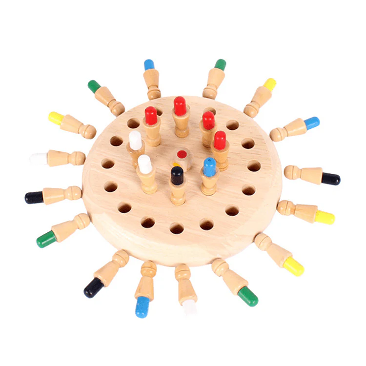 Wooden Memory Match Stick Chess - Image 5