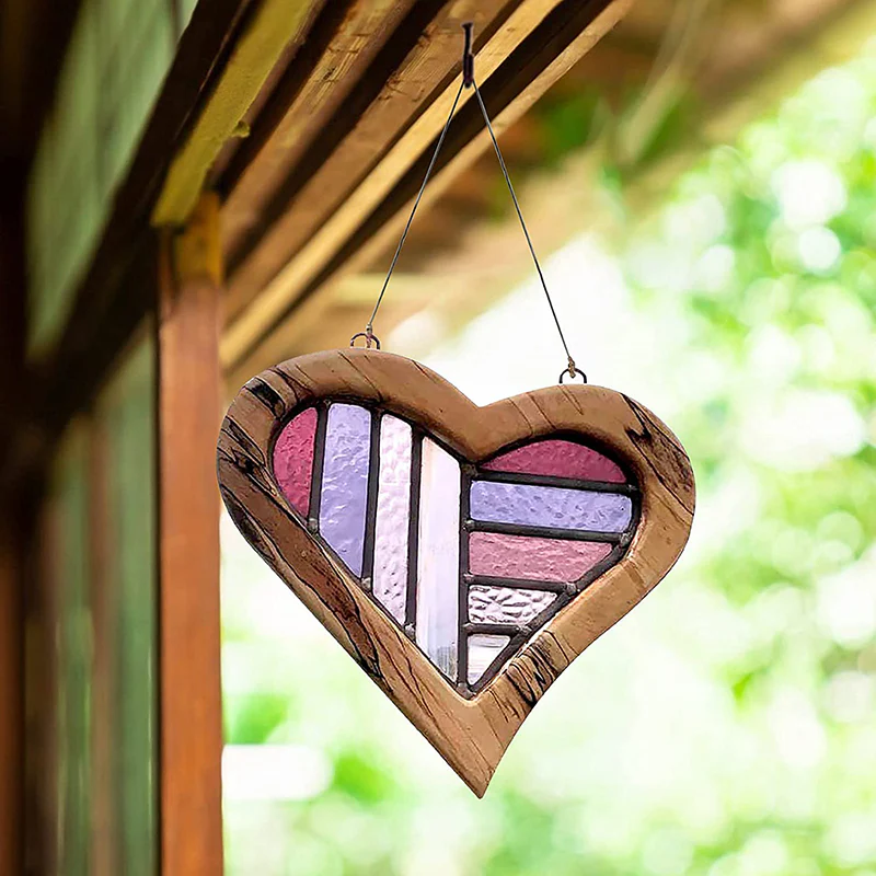 Wooden Painted Love Ornaments Home Decoration - Image 2