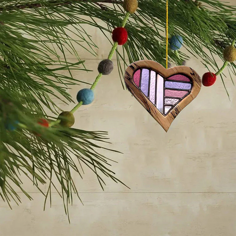 Wooden Painted Love Ornaments Home Decoration - Image 6