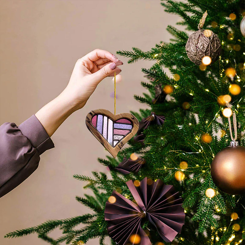 Wooden Painted Love Ornaments Home Decoration - Image 8