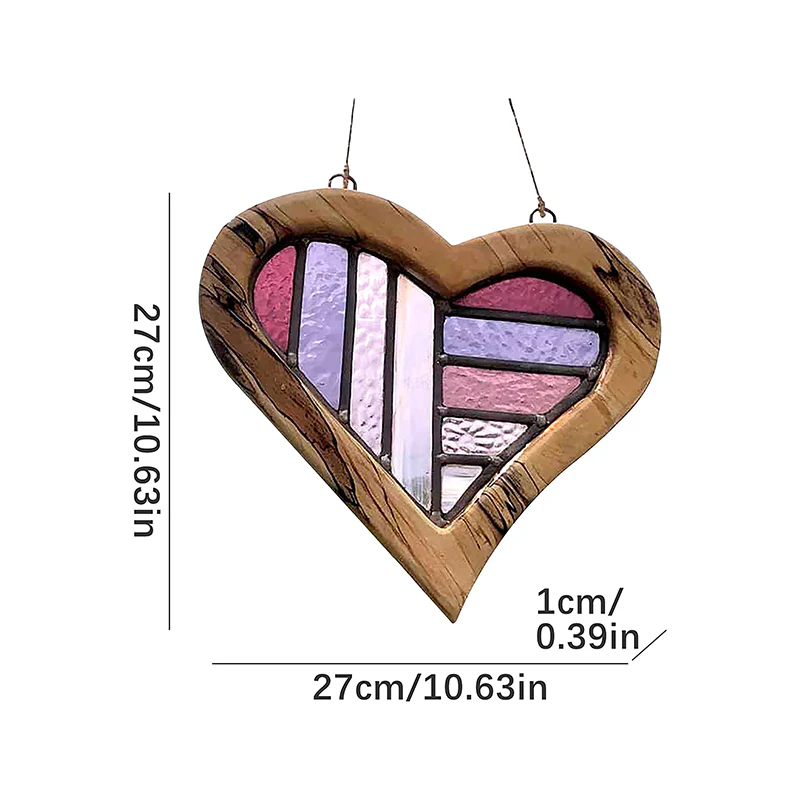 Wooden Painted Love Ornaments Home Decoration - Image 9
