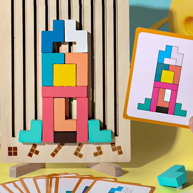 Wooden Stacking Puzzle Set - Image 10