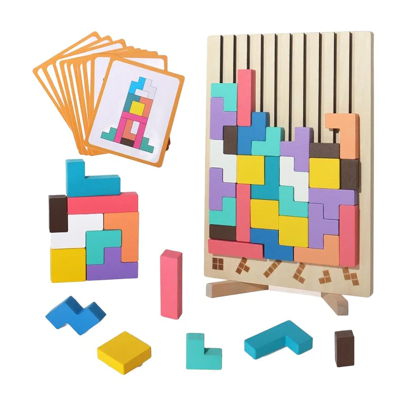 Wooden Stacking Puzzle Set - Image 12