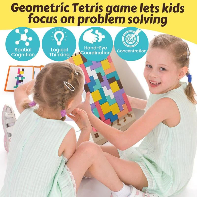 Wooden Stacking Puzzle Set - Image 5