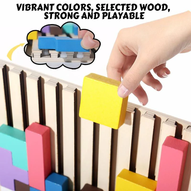 Wooden Stacking Puzzle Set - Image 6