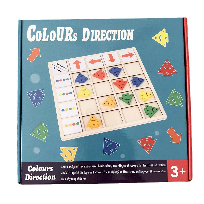 Wooden Table Color Direction Game For Kids - Image 10