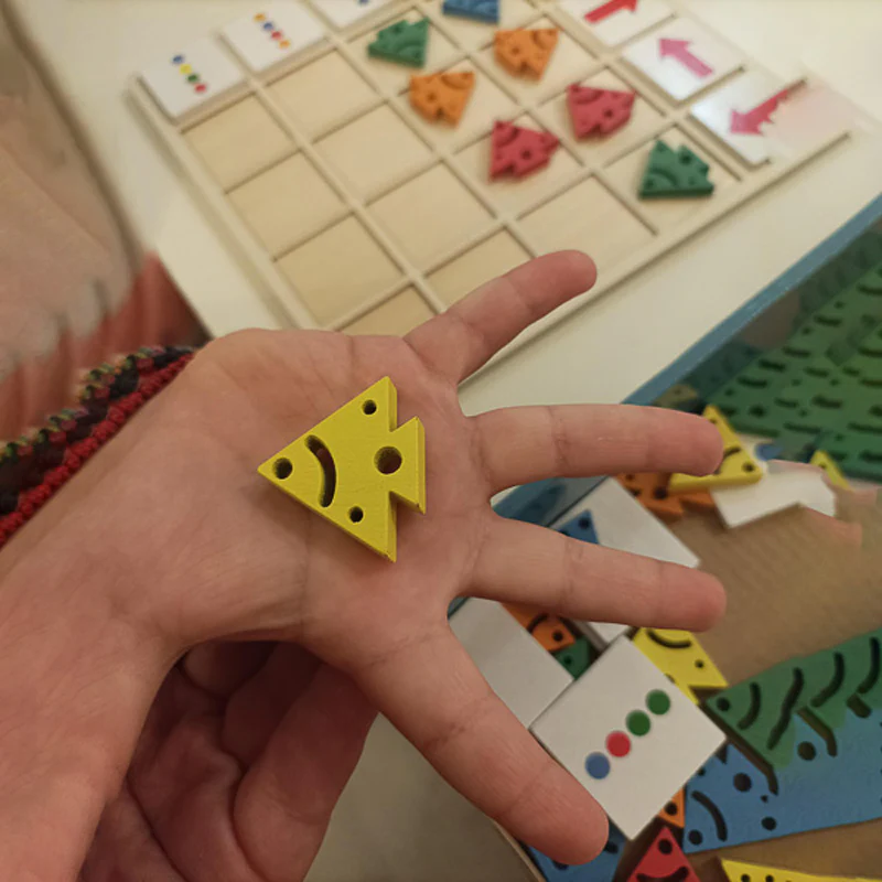Wooden Table Color Direction Game For Kids - Image 4
