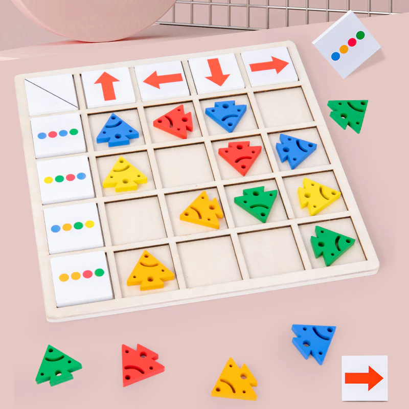 Wooden Table Color Direction Game For Kids - Image 6