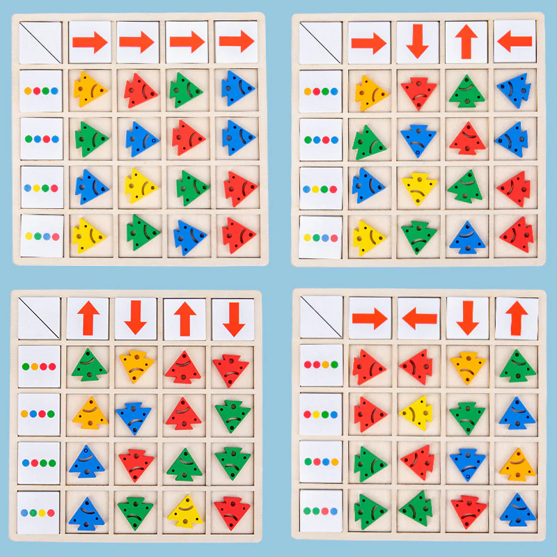 Wooden Table Color Direction Game For Kids - Image 7