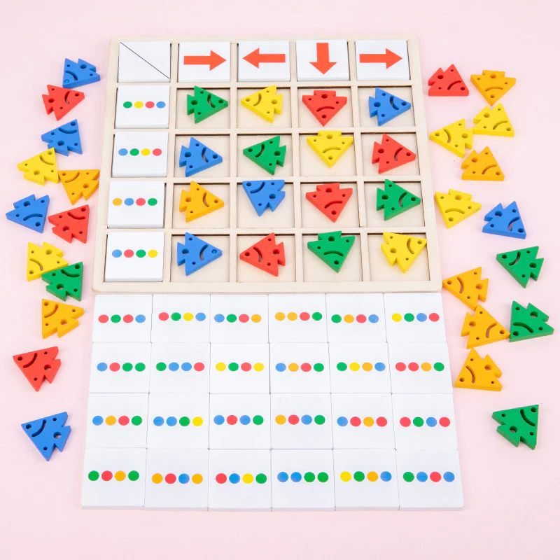Wooden Table Color Direction Game For Kids - Image 8
