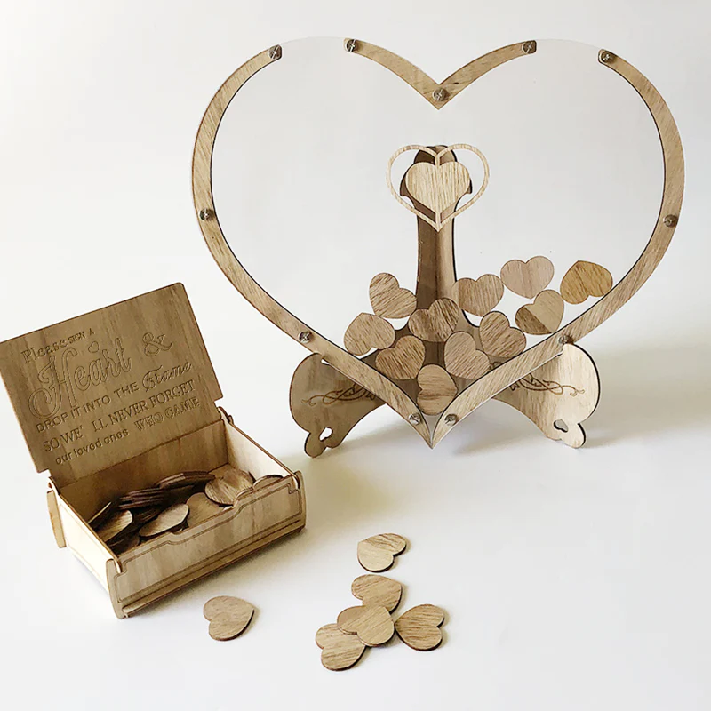 Woodern Heart Ornament - Image 4