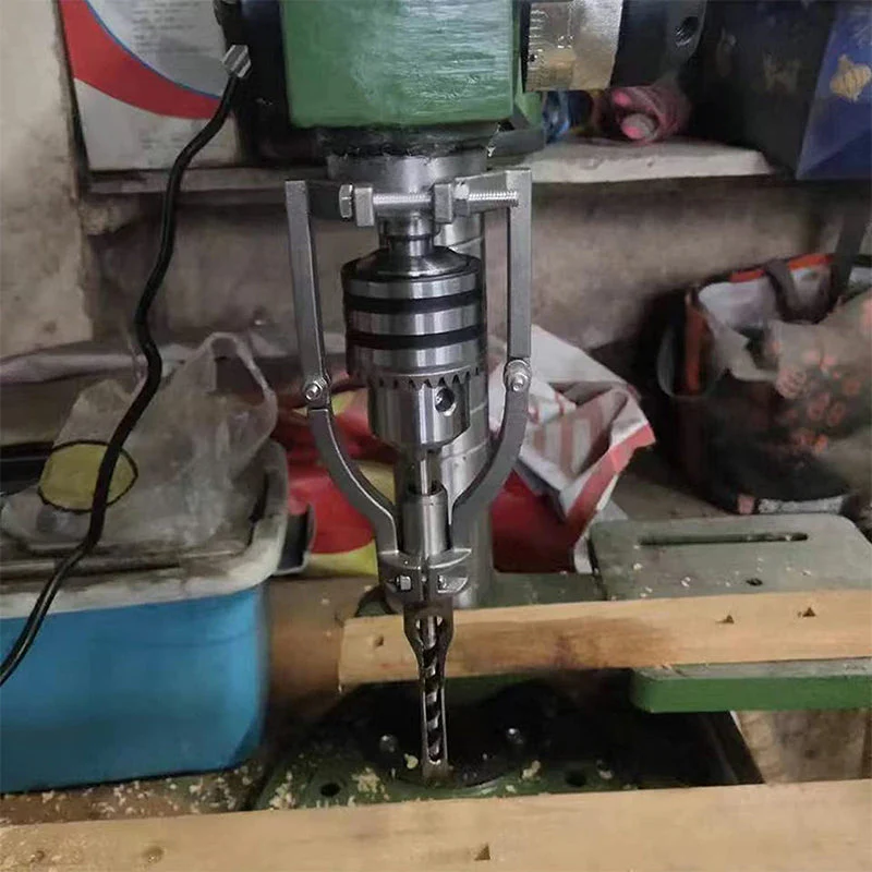 Woodworking Square Hole Drill Bits Adapter Bracket - Image 7